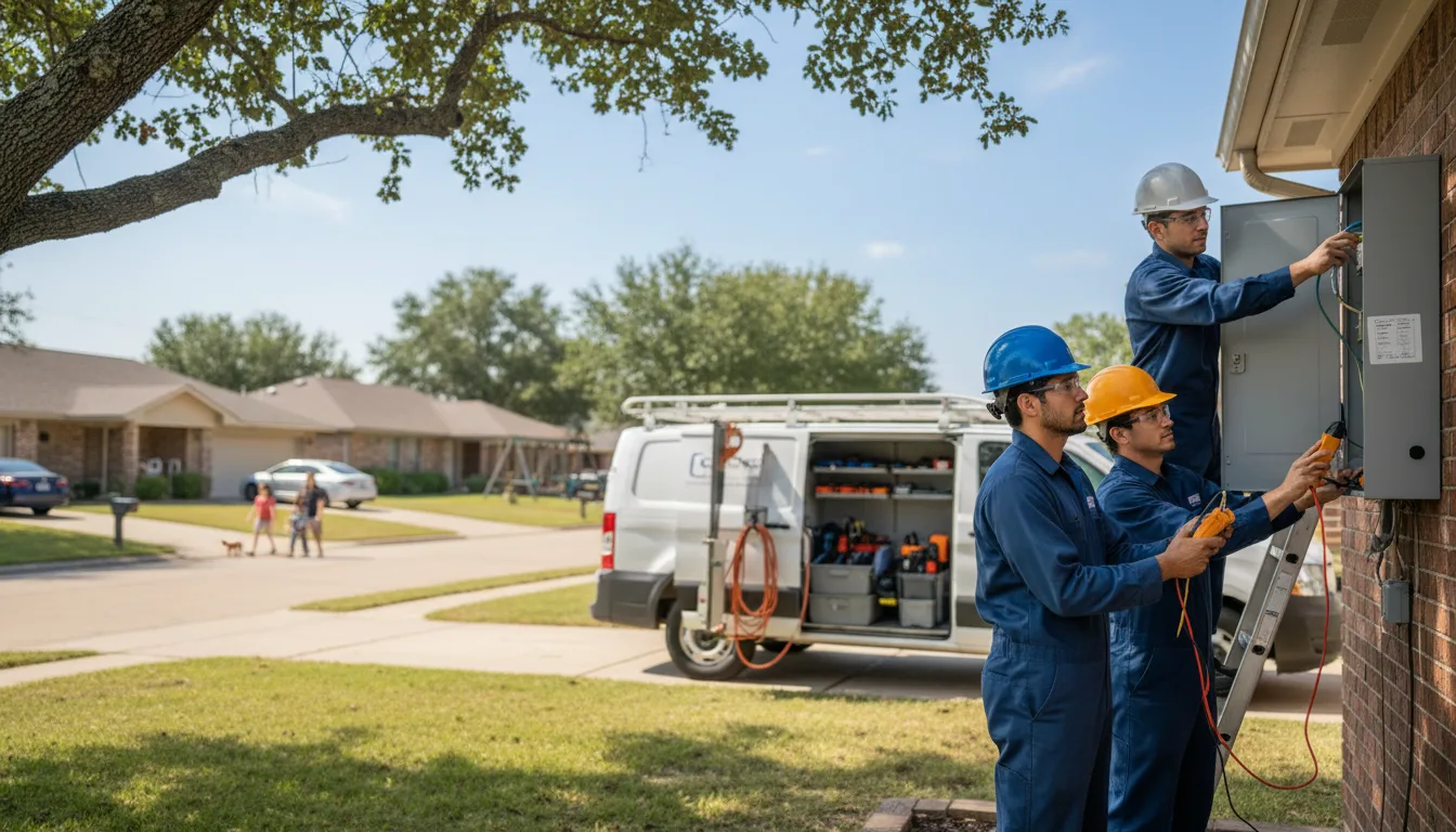 Certified electrician providing emergency electrical services in Farnham, NY